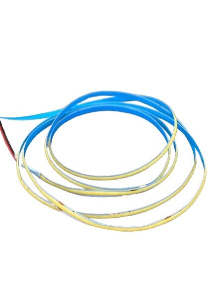 c8821338-df29-4709-9b98-9b571587 Bandă LED COB – 320 LED/m, 11 W/m, Lumină Caldă 3000 K, 10 m – 220 V 💡Elit's
