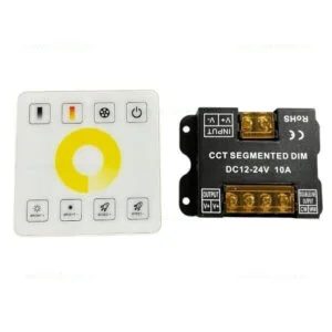 Controler Bandă LED CCT – 12–24 V, 3 Culori, cu Telecomandă 💡Elit's