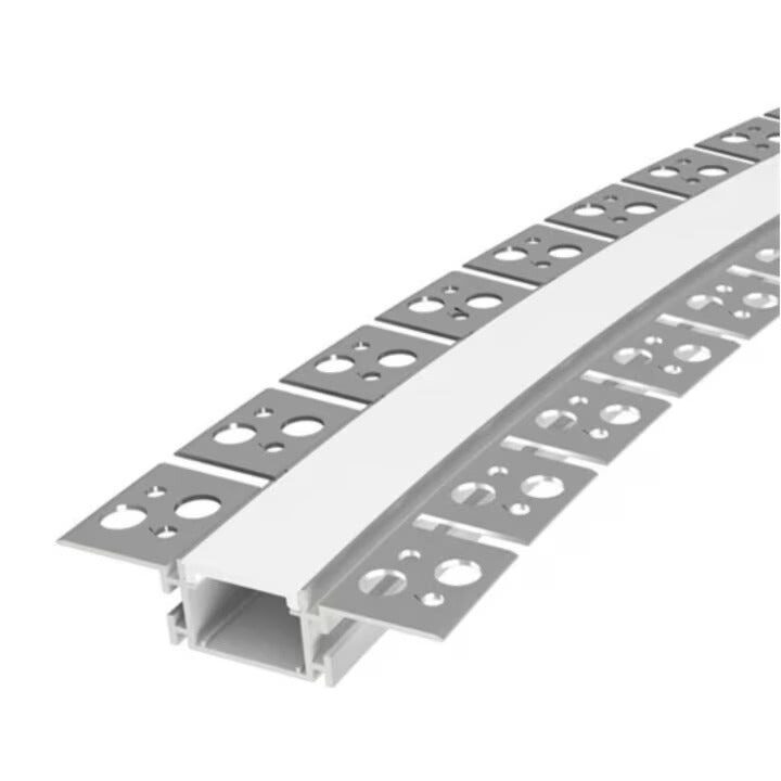fb7e4458-226a-4553-8721-44177224 Profil LED Încăastrat cu Finisaj Flexibil – Aluminiu, 3 m Elit's