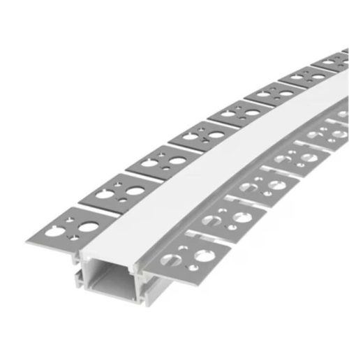 Profil LED Încăastrat cu Finisaj Flexibil – Aluminiu, 3 m Elit's