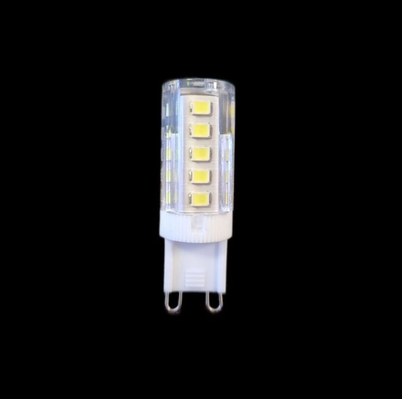 Set 10 × Becuri LED G9 – 5 W, lumină caldă 3000 K, 220 V Elit's