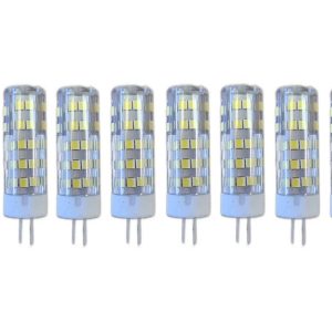 Set 10 × Becuri LED G4 – 7 W, lumină caldă 3000 K, 220 V Elit's