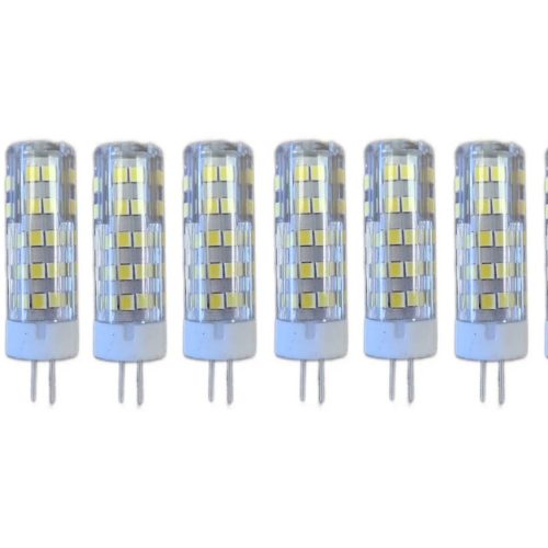 Set 10 × Becuri LED G4 – 7 W, lumină rece 6000 K, 220 VC Elit's