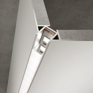 res_d847fd5a173e70f2f7a164601a1d Profil LED Încastrat pentru Colț Exterior – Aluminiu, 2 m Elit's