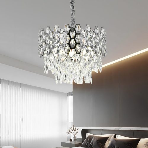 75003-400_297f3e56-42fa-43b1-baf 💎 Candelabru Elegant 75003/400 Elit's– Cristal Strălucitor și Accente Argintii