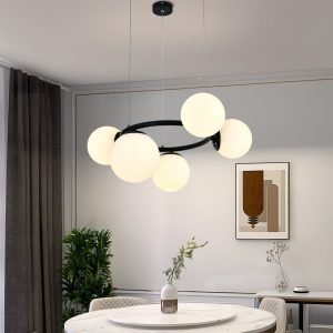 💡 Pendul N6805/5 Elit's– Contrast Elegant în Negru și Alb