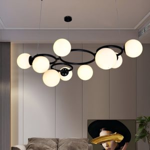 💡 Pendul N6805/9 –Elit's Eleganță Contrastantă în Negru și Alb