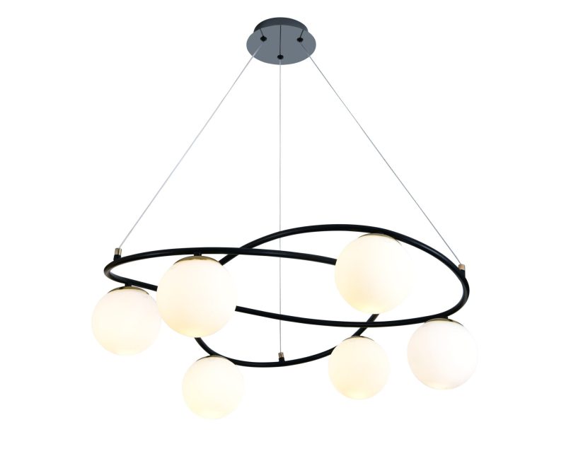 💡 Pendul N6806/6 Elit's– Stil Geometric și Contrast Vizual Puternic