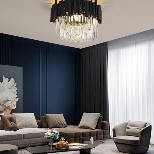 WhatsApp Image 2025-09-03 at 10.56.38 Candelabru modern cu cristale – 50 cm, culoare negru Elit's