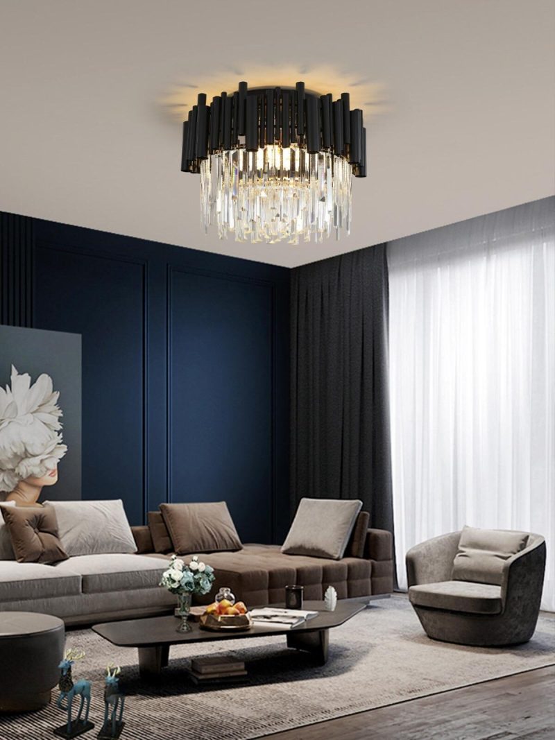 WhatsApp Image 2025-09-03 at 10.56.38 Candelabru modern cu cristale – 30 cm, culoare negru Elit's
