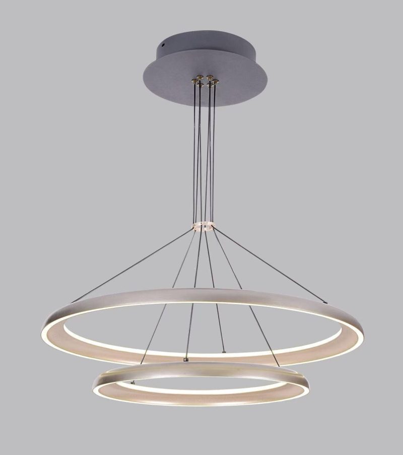 💡 Pendul LED D08/60+40 Elit's– Putere Maximă și Eleganță Modernă în Finisaj Maro