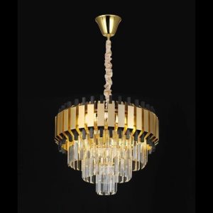Candelabru Cristal, AURIU-NEGRU Elit's