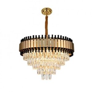 Candelabru Cristal, AURIU-NEGRU Elit's