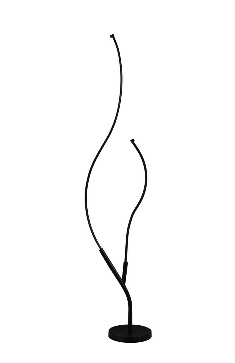 Lampadar LED Decorativ Modern, 68W, 1450 mm – Model SX8742-BK