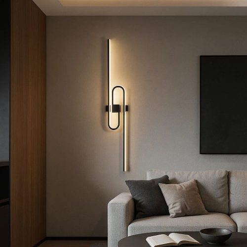 Aplica LED de perete modernă,Elit's 64W, lumină reglabilă 3000K–6500K