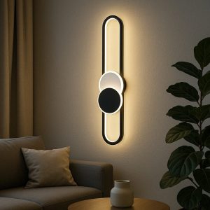 Aplica LED Alb–Negru L77139/800WH+BK, 90W, 3000–6500K
