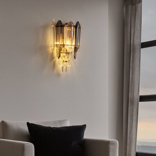Aplica LED cu 2 surse E27, Finisaj Auriu –Elit's Model BJ20564-2W FGD