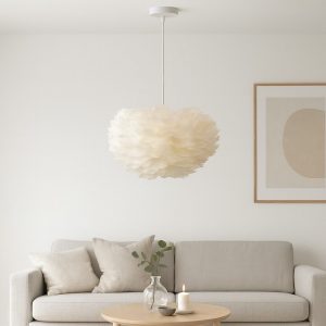 ChatGPTImageAug20_2025_07_42_14P 💡 Lustra LED PJ01 –Elit's Design Alb Simplu și Elegant pentru Spații Aerisite