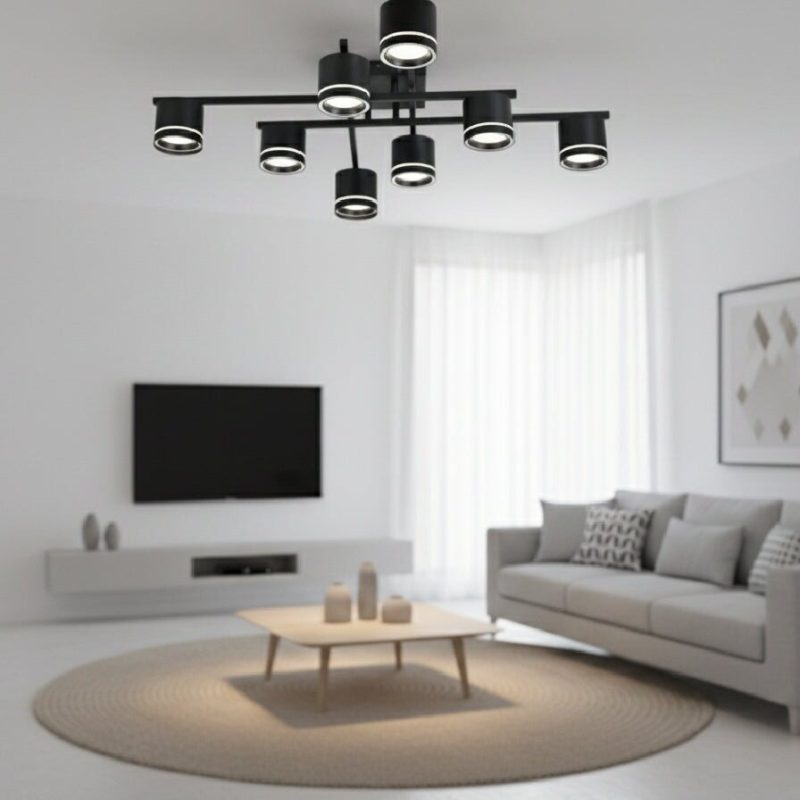 💡 Lustra LED 59041/8 MB Elit's– Iluminare Uniformă pentru Spații Moderne