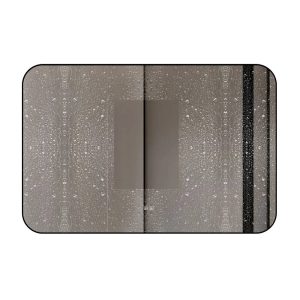 🪞 Oglindă LED cu Touch și Funcție Dezaburire – Ramă Negru, 120x80 cm,Elit's Model J187-12080 Smack