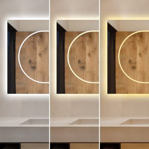 🪞 Oglindă LED cu Touch și Funcție Dezaburire, 3 Tipuri de Lumină – 120x70 cm,Elit's Model J194-12070 Smack