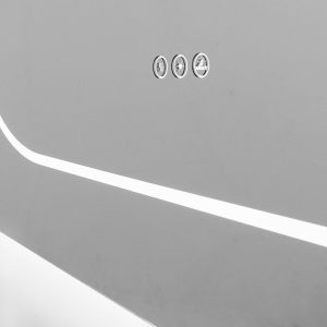 🪞 Oglindă LED cu Touch și Funcție Dezaburire, 3 Tipuri de Lumină – 120x70 cm,Elit's Model J194-12070 Smack