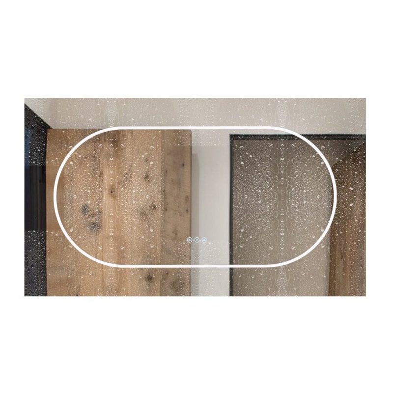🪞 Oglindă LED cu Touch și Funcție Dezaburire, 3 Tipuri de Lumină – 120x70 cm,Elit's Model J194-12070 Smack