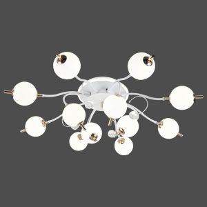 💡 Lustra LED L77131/8+4C WH+FGD –Elit's Eleganță și Putere într-un Design Arhitectural