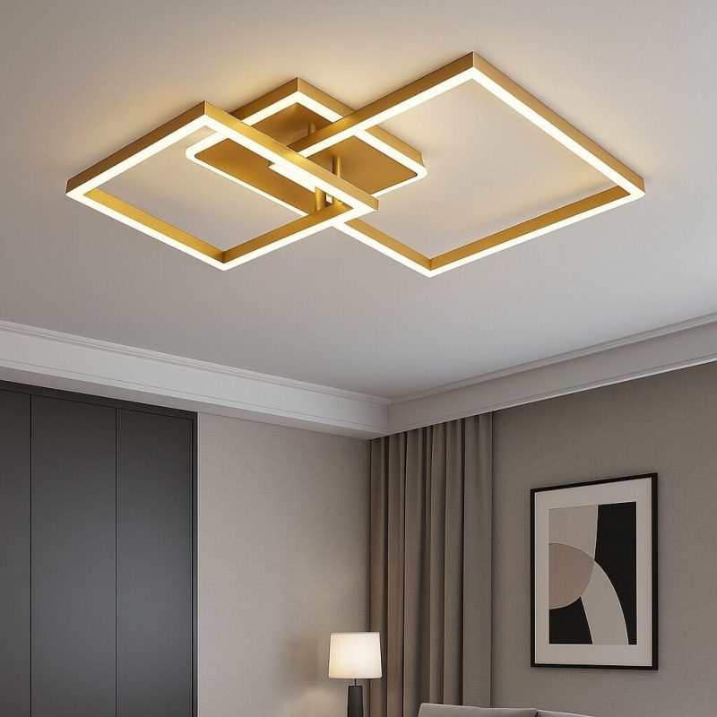 💡 Lustra LED 142W L71125/400+300 –Elit's Design Pătrat și Lumină Reglabilă