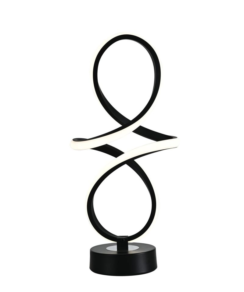 💡 Veioză LED SX8615 BK Elit's– Minimalism în Negru Mat și Iluminare Reglabilă