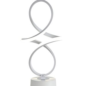 💡 Veioză LED SX8615 WH –Elit's Design Infinit, Finisaj Alb Mat
