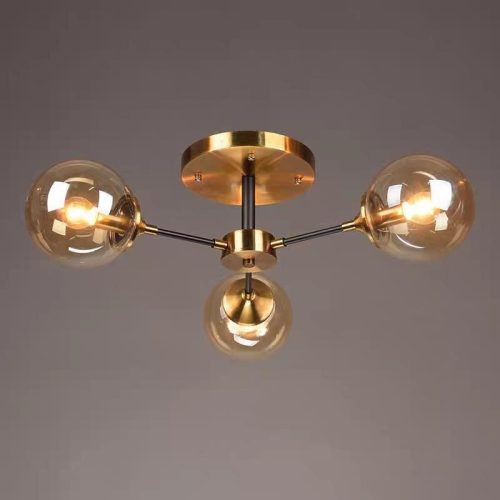 Untitled (11) Lustra cu Sticlă DF1055-3 Elit's– Design Elegant, cu 3 Socluri E14