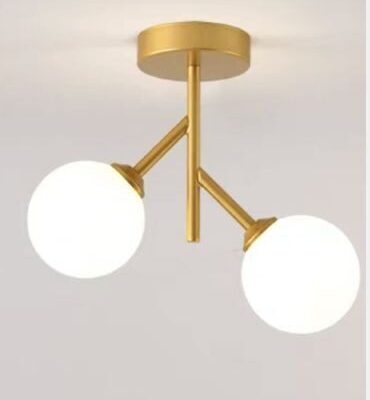 Untitled (14) Lustra cu Sticlă 350-2 GD Elit's– Design Elegant, cu 2 Socluri E27