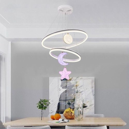 Lustra LED G4007 + RGB – 160W,Elit's Design Modern, cu Telecomandă și Lumină Multicoloră Reglabilă