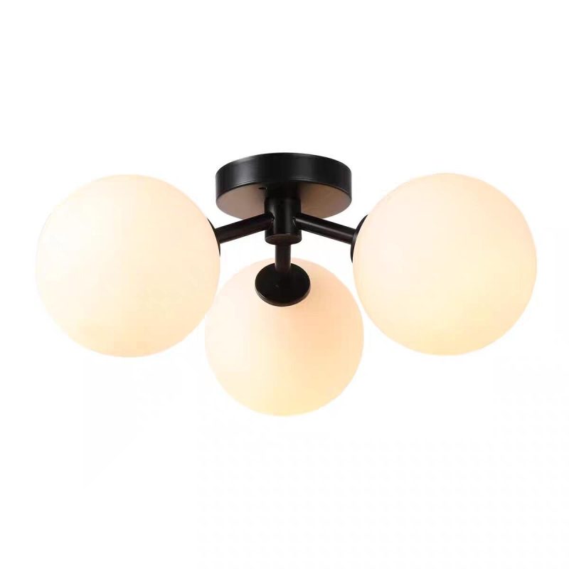 Untitled (41) Lustra cu Sticlă 359-3 BK Elit's– Design Modern, cu 3 Socluri E27