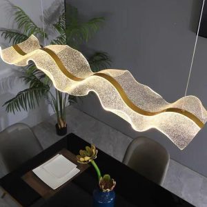 Lustra LED G4073 Elit's– 88W, Design Modern, cu Telecomandă și Lumină Reglabilă