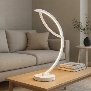 💡 Veioză LED 8726WH Elit's– Iluminare Puternică în Design Elegant Alb