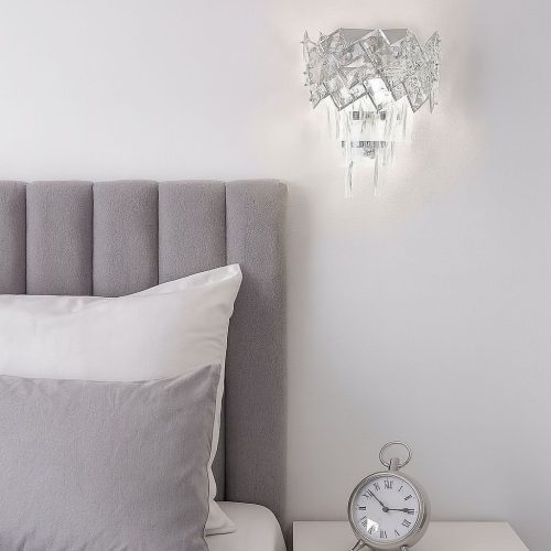 Aplica de perete,Elit's model SX8650/2, Argintiu – Eleganță modernă și stil rafinat