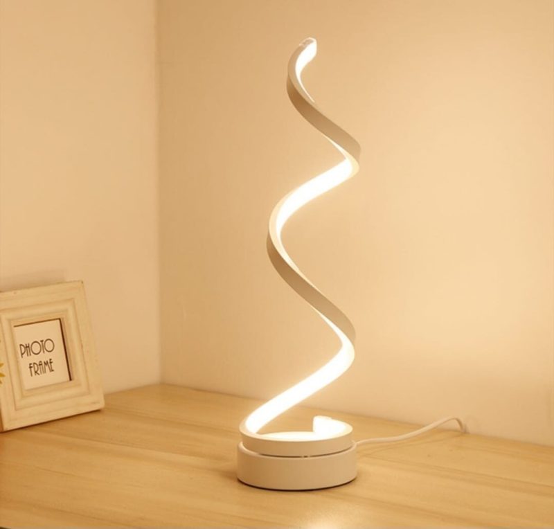 💡 Veioză LED 8611WH –Elit's Design Infinity, Eleganță în Alb