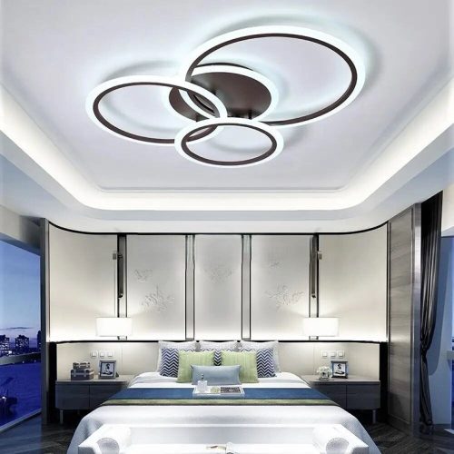 Lustra LED 8888/4 –Elit's Geometrie Elegantă și Control Complet