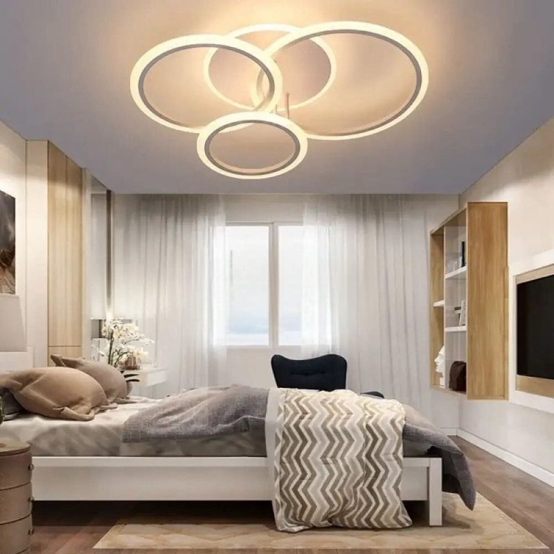 WhatsAppImage2025-09-20at10.10.4 Lustră LED cu Telecomandă,Elit's Model 8888/4 – 4 Inele, 128W, Alb Modern