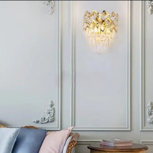 Aplica de perete,Elit's model SX8650/2, Auriu – Eleganță clasică și rafinament contemporan