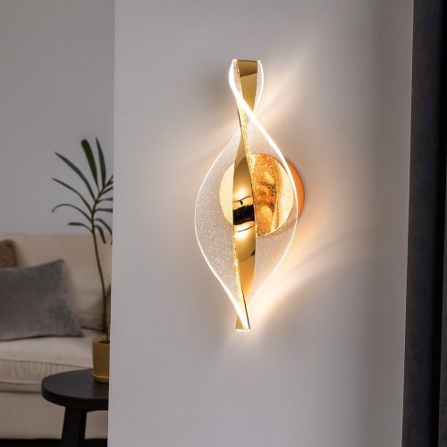 Aplica LED modernă aurie 18W Elit's, 300×125×100 mm, 3000–6500K – Model 59193
