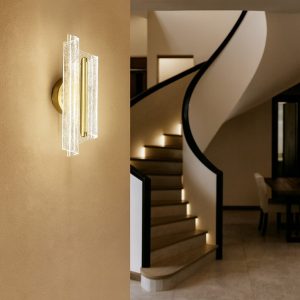 Aplica de perete modernă LED Elit's, 8×2W, 3000–6500K, 320×110×85 mm – Model 59336