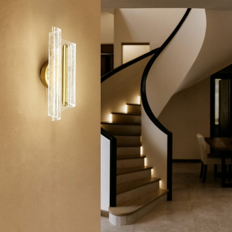 Aplica de perete modernă LED Elit's, 8×2W, 3000–6500K, 320×110×85 mm – Model 59336