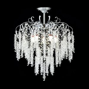 Candelabru Elegant cu Cristale Ø470 mm Elit's, 5xE27, Design Premium – Model H98194-5 TB