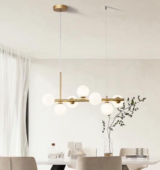 Lustră DX1027-7 GD Elit's, Design Modern, 7 Fasunguri G9, Finisaj Auriu