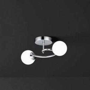 Lustră 6655-2 Crom Elit's, 2 Socluri E27, Design Modern, 510×230×240 mm