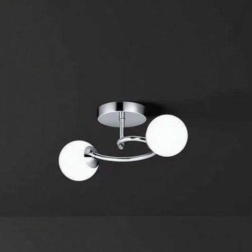 Lustră 6655-2 Crom Elit's, 2 Socluri E27, Design Modern, 510×230×240 mm