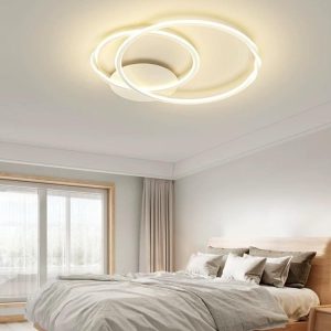 Lustră LED cu telecomandă – Cod G3936-300+400 WH (75×2W) Elit's
